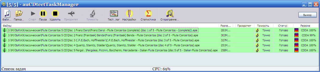 VA - Flute Concertos - 5CD Box-set 