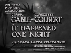     / It happened one night MVO